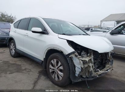 2013 HONDA CR-V EX White  Gasoline 5J6RM3H52DL005325 photo #1