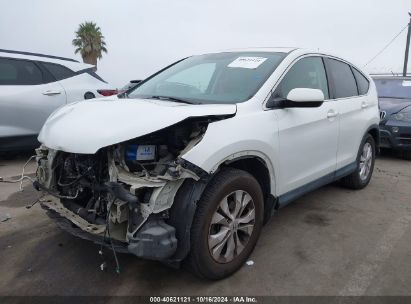 2013 HONDA CR-V EX White  Gasoline 5J6RM3H52DL005325 photo #3