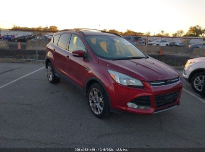 2013 FORD ESCAPE SEL Red  Gasoline 1FMCU9H91DUD75155 photo #1