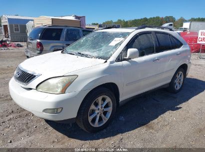 2009 LEXUS RX 350 White  Gasoline 2T2GK31U19C062517 photo #3