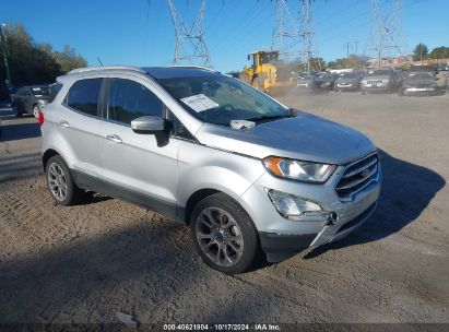 2019 FORD ECOSPORT TITANIUM Gray  Gasoline MAJ3S2KE5KC276774 photo #1