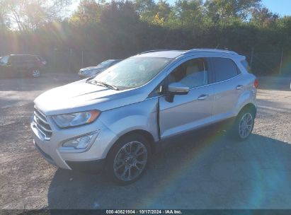 2019 FORD ECOSPORT TITANIUM Gray  Gasoline MAJ3S2KE5KC276774 photo #3