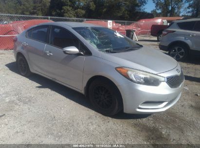 2016 KIA FORTE LX Silver  Gasoline KNAFX4A63G5513303 photo #1