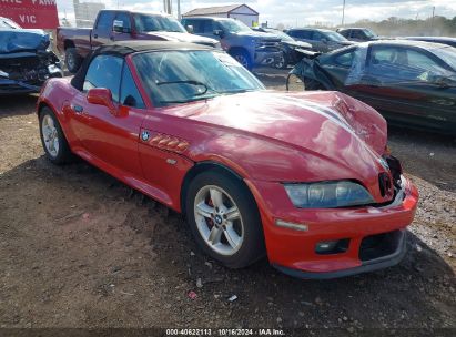 2002 BMW Z3 2.5I Red  Gasoline 4USCN33492LM06949 photo #1