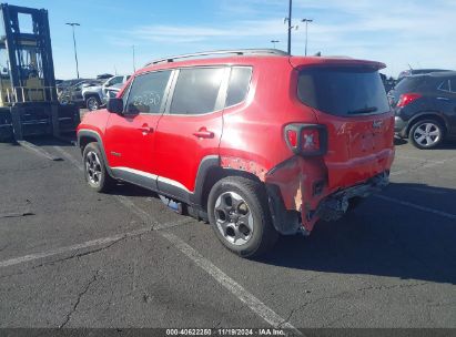 2017 JEEP RENEGADE SPORT FWD Red  Gasoline ZACCJAAB2HPE44468 photo #4