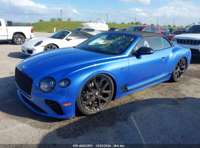 2023 BENTLEY CONTINENTAL GT AZURE/MULLINER V8/S Blue  Gasoline SCBDG4ZG1PC011332 photo #3