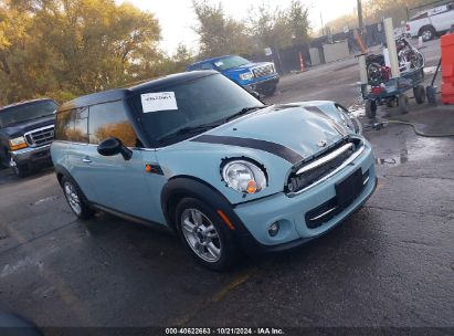 2012 MINI COOPER CLUBMAN Turquoise  Gasoline WMWZF3C55CT190506 photo #1