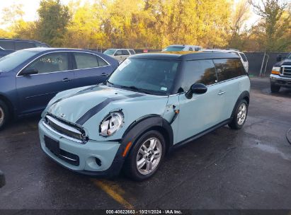 2012 MINI COOPER CLUBMAN Turquoise  Gasoline WMWZF3C55CT190506 photo #3