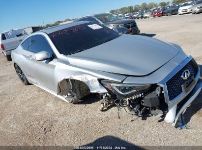 2018 INFINITI Q60 3.0T SPORT Silver  Gasoline JN1EV7EK1JM341883 photo #1