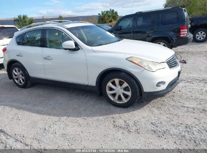 2010 INFINITI EX35 JOURNEY White  Gasoline JN1AJ0HRXAM755867 photo #1