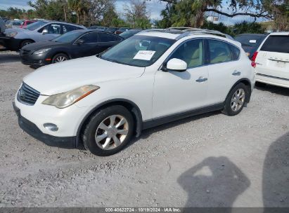 2010 INFINITI EX35 JOURNEY White  Gasoline JN1AJ0HRXAM755867 photo #3