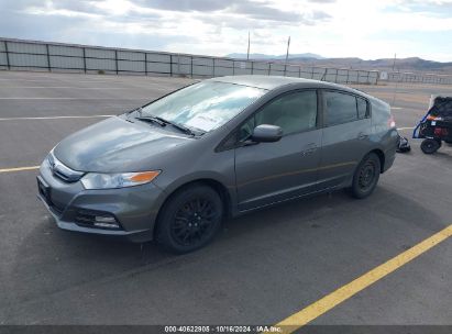 2012 HONDA INSIGHT Gray  Hybrid JHMZE2H34CS003493 photo #3