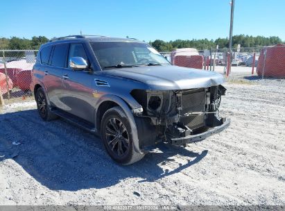 2018 NISSAN ARMADA PLATINUM Gray  Gasoline JN8AY2NF8J9330217 photo #1