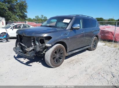 2018 NISSAN ARMADA PLATINUM Gray  Gasoline JN8AY2NF8J9330217 photo #3