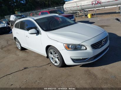 2015 VOLVO V60 T5 PLATINUM White  gas YV140MED1F1213749 photo #1