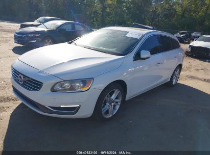 2015 VOLVO V60 T5 PLATINUM White  gas YV140MED1F1213749 photo #3