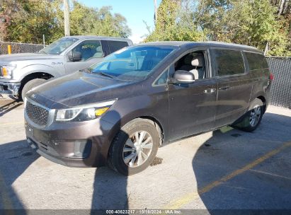 2016 KIA SEDONA LX Black  Gasoline KNDMB5C1XG6178650 photo #3