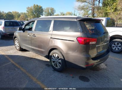 2016 KIA SEDONA LX Black  Gasoline KNDMB5C1XG6178650 photo #4