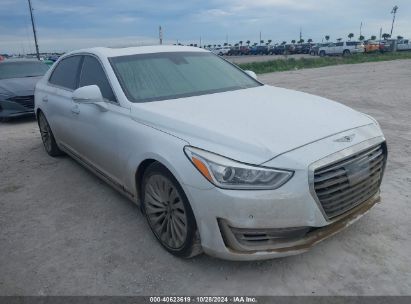 2019 GENESIS G90 White  Gasoline KMHG34JA5KU053272 photo #1