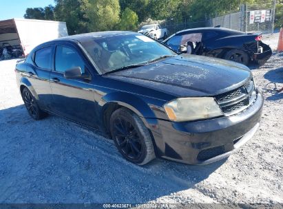 2013 DODGE AVENGER SE V6 Black  Flexible Fuel 1C3CDZAG5DN753053 photo #1