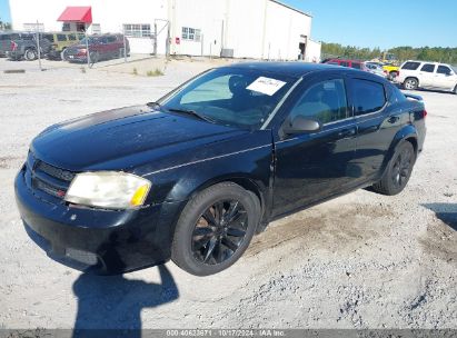 2013 DODGE AVENGER SE V6 Black  Flexible Fuel 1C3CDZAG5DN753053 photo #3