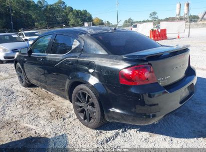 2013 DODGE AVENGER SE V6 Black  Flexible Fuel 1C3CDZAG5DN753053 photo #4