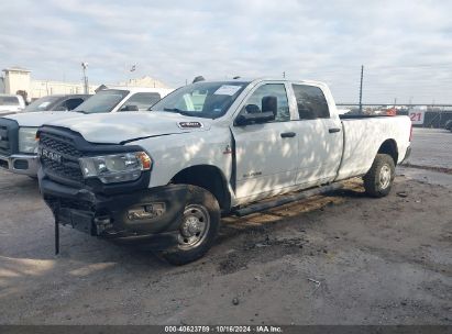 2022 RAM 2500 TRADESMAN  4X4 8' BOX White  diesel 3C6UR5HL5NG139344 photo #3