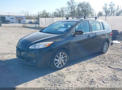 2012 MAZDA MAZDA5 GRAND TOURING Black  Gasoline JM1CW2DL5C0135104 photo #3