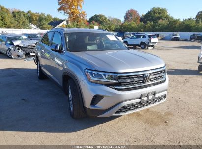 2020 VOLKSWAGEN ATLAS CROSS SPORT 3.6L V6 SE W/TECHNOLOGY/3.6L V6 SE W/TECHNOLOGY R-LINE Silver  Gasoline 1V21E2CA1LC210033 photo #1