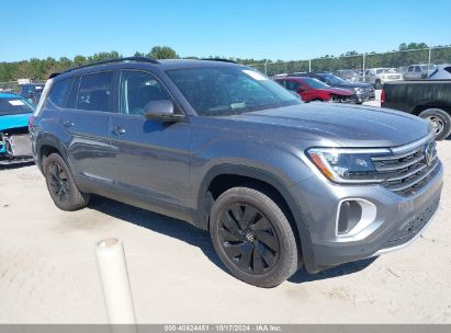 2024 VOLKSWAGEN ATLAS 2.0T SE W/TECHNOLOGY Gray  Gasoline 1V2JR2CA7RC597992 photo #1