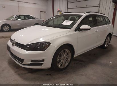 2015 VOLKSWAGEN GOLF SPORTWAGEN TDI SE 4-DOOR White  Diesel 3VWCA7AU8FM507896 photo #3