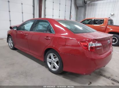 2014 TOYOTA CAMRY SE Red  Gasoline 4T1BF1FK4EU868438 photo #4