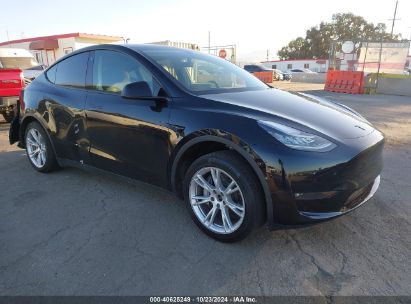 2021 TESLA MODEL Y LONG RANGE DUAL MOTOR ALL-WHEEL DRIVE Black  Electric 5YJYGDEE4MF299459 photo #1