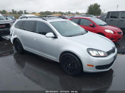 2014 VOLKSWAGEN JETTA SPORTWAGEN 2.0L TDI Silver  Diesel 3VWPL7AJ2EM621439 photo #1