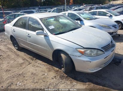 2003 TOYOTA CAMRY LE Silver  Gasoline 4T1BE32K43U134612 photo #1