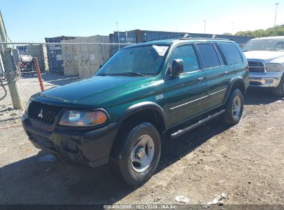 2000 MITSUBISHI MONTERO SPORT LS/XLS Green  Gasoline JA4MT31H4YP061007 photo #3