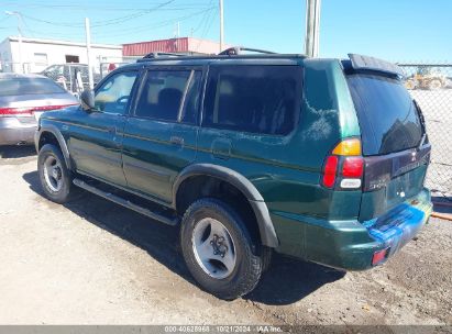 2000 MITSUBISHI MONTERO SPORT LS/XLS Green  Gasoline JA4MT31H4YP061007 photo #4