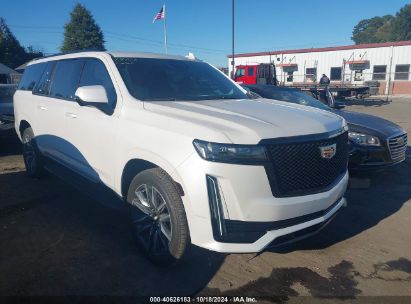 2023 CADILLAC ESCALADE ESV 4WD SPORT White  Gasoline 1GYS4PKL8PR137586 photo #1