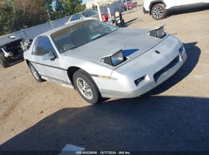 1985 PONTIAC FIERO GT Gray  Gasoline 1G2PG3796FP224751 photo #1