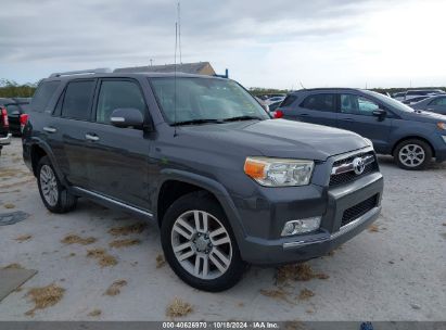 2011 TOYOTA 4RUNNER LIMITED V6 Gray  Gasoline JTEBU5JR7B5038818 photo #1