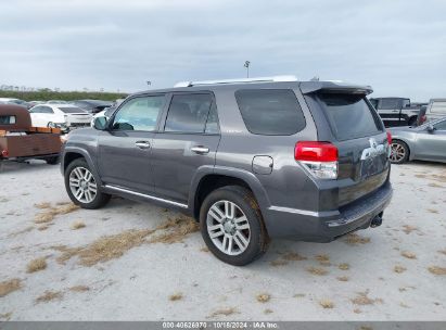 2011 TOYOTA 4RUNNER LIMITED V6 Gray  Gasoline JTEBU5JR7B5038818 photo #4