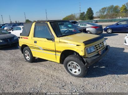 1992 GEO TRACKER Yellow  Gasoline 2CNBE18U2N6911626 photo #1