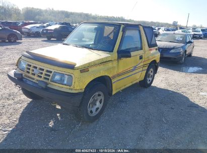 1992 GEO TRACKER Yellow  Gasoline 2CNBE18U2N6911626 photo #3