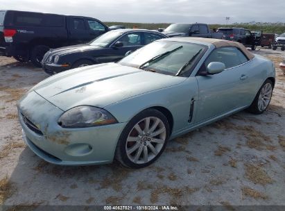 2007 JAGUAR XK Teal  Gasoline SAJWA44B775B09406 photo #3