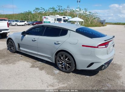 2022 KIA STINGER GT-LINE Gray  Gasoline KNAE35LD7N6115477 photo #4