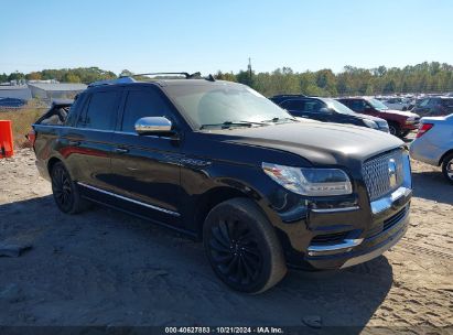 2021 LINCOLN NAVIGATOR BLACK LABEL L Black  Gasoline 5LMJJ3TT7MEL03593 photo #1