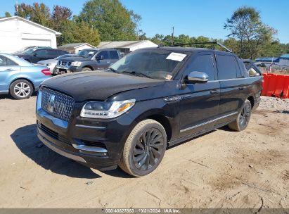 2021 LINCOLN NAVIGATOR BLACK LABEL L Black  Gasoline 5LMJJ3TT7MEL03593 photo #3