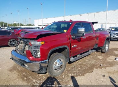 2020 CHEVROLET SILVERADO 3500HD 4WD  LONG BED LTZ Red  Diesel 1GC4YUEY6LF221751 photo #3