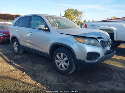 2011 KIA SORENTO LX Silver  Gasoline 5XYKTCA12BG074896 photo #1