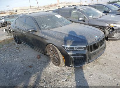 2022 BMW 740 I Black  Gasoline WBA7T2C08NCJ48283 photo #1